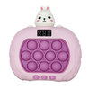 Rabbit Quick Push Pop Game Fidget Toys Pink