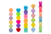 Cute Mini Highlighter Pens Stackable cartoon Marker Pens Classroom School Pastel Color