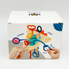Silicone Teething Toys for Babies 0-6 Months Infant Rattles