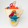 Silicone Teething Toys for Babies 0-6 Months Infant Rattles