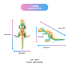 3D Printed Dinosaur Bones Articulated T-Rex Skeletons Fidget Toy